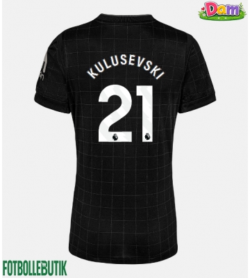 Tottenham Hotspur Dejan Kulusevski #21 Bortatröja Kvinnor 2025-26 Kortärmad